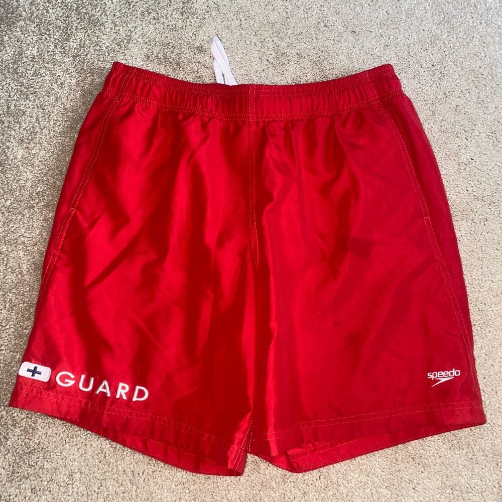 Men’s Speedo Lifeguard Swim Trunks